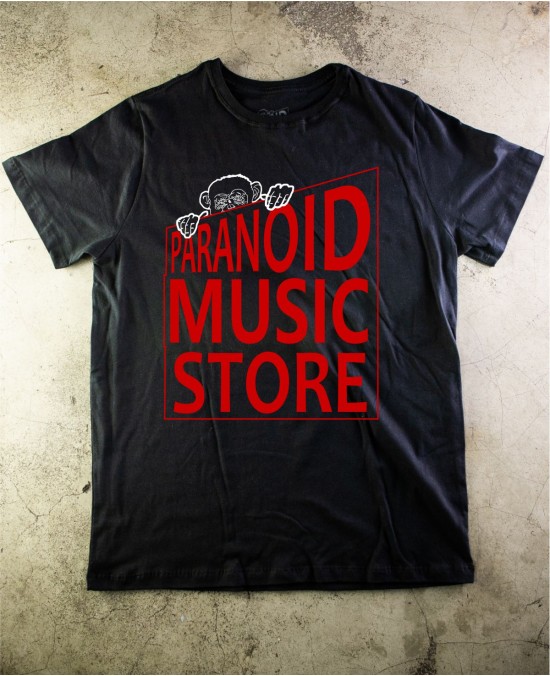 Camiseta  Paranoid Music Store