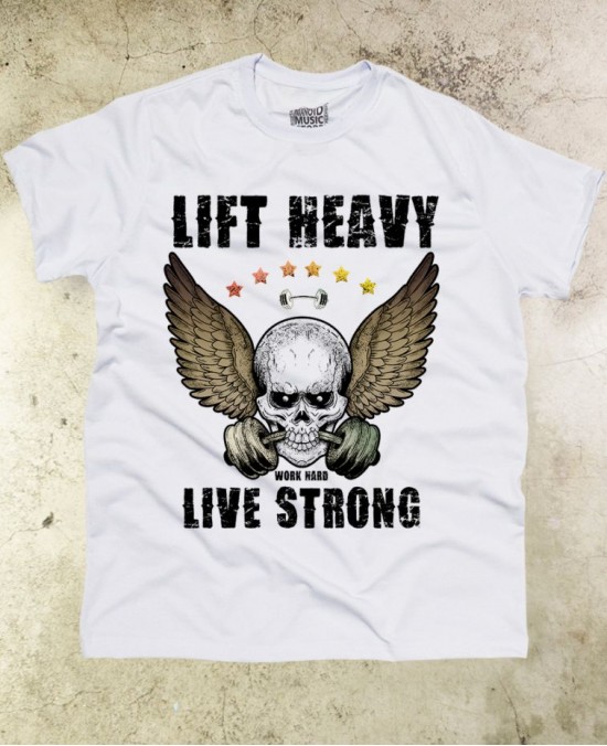 Camiseta LIFT HEAVY 01  - Paranoid Music Store