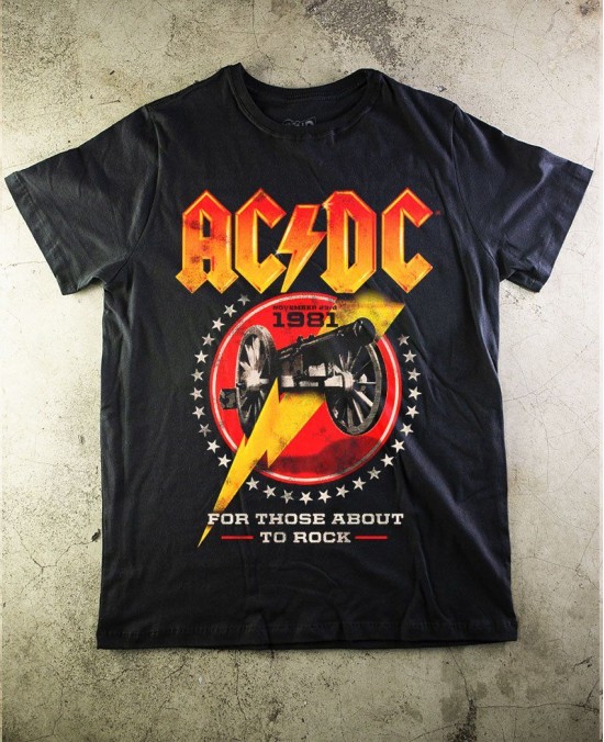 Camiseta ACDC TS1501 Oficial - Paranoid Music Store