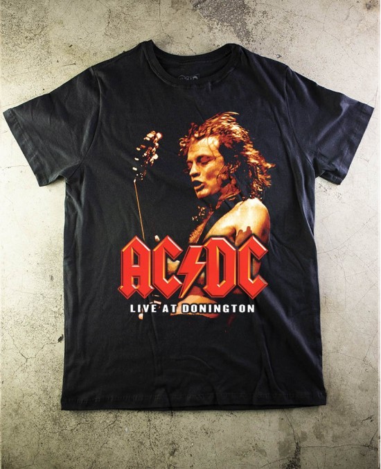 CAMISETA ACDC LIVE AT DONINGTON Oficial - Paranoid Music Store