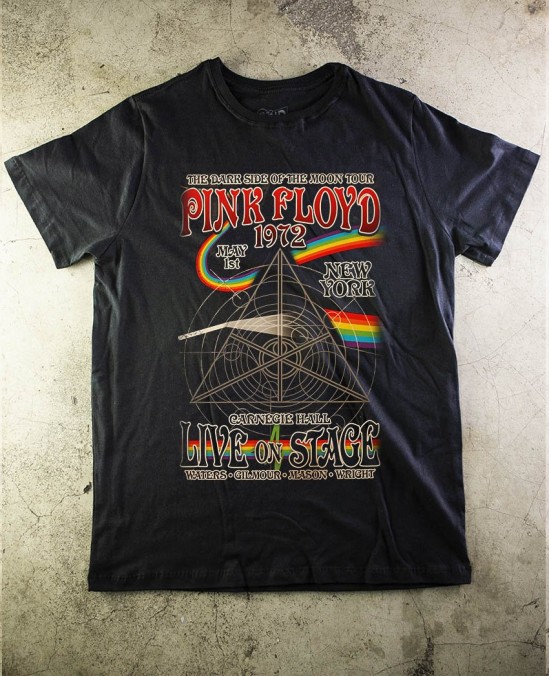 CAMISETA PINK FLOYD LIVE ON STAGE OFICIAL - Paranoid Music Store