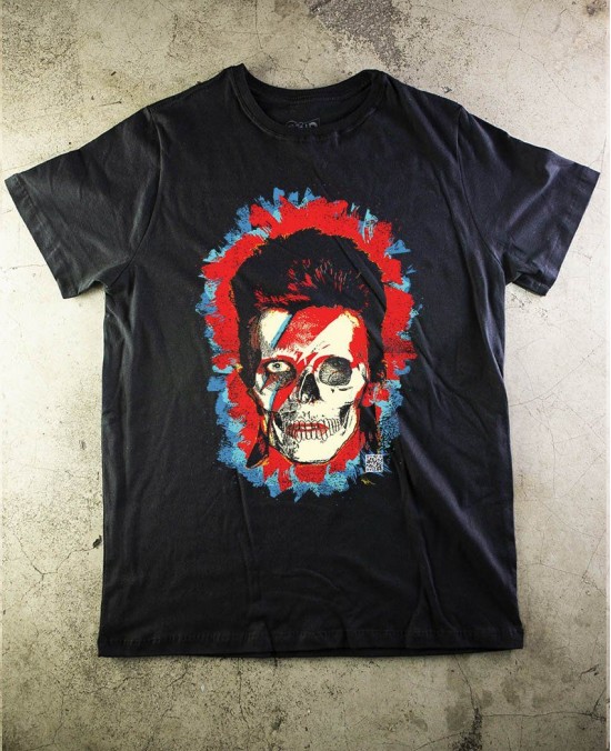 Camiseta David Bowie 01 QRcode Oficial - Paranoid Music Store