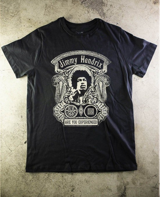 Camiseta Jimmy Hendrix 01 QRcode Oficial - Paranoid Music Store