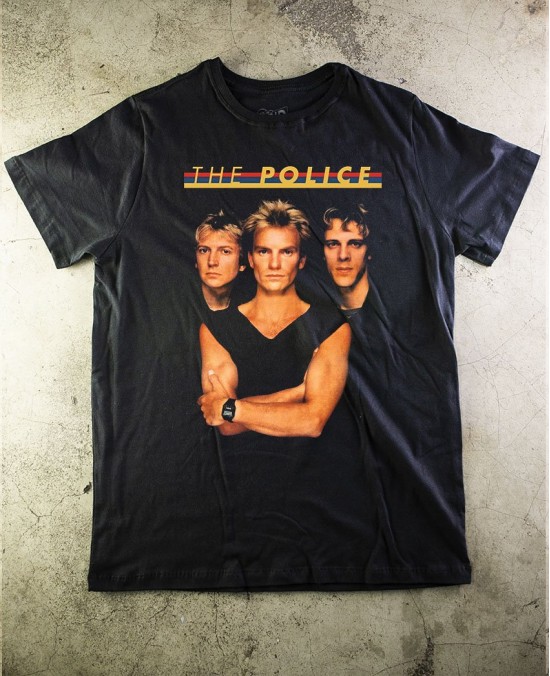 CAMISETA The Police  Oficial 04 - Paranoid Music Store