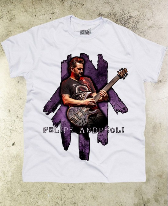 Camiseta Felipe Andreoli 01 Oficial - Paranoid Music Store