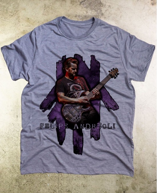 Camiseta Felipe Andreoli 01 Oficial - Paranoid Music Store