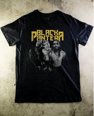 Camiseta Black Pantera 01 Oficial  - Paranoid Music Store