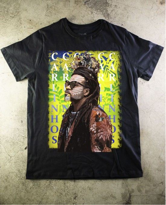 Camiseta Carlinhos Brown 01 Oficial - Paranoid Music Store