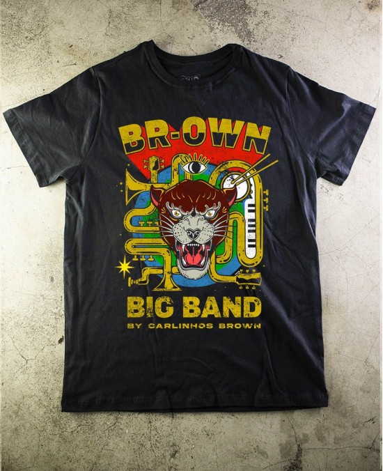 Camiseta Carlinhos Brown Big Band Oficial - Paranoid Music Store