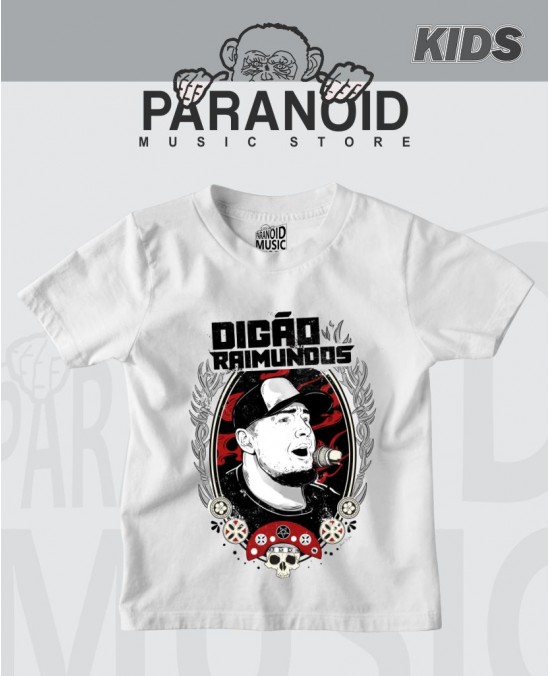 Camiseta Digão 01 Infantil Oficial - Paranoid Music Store