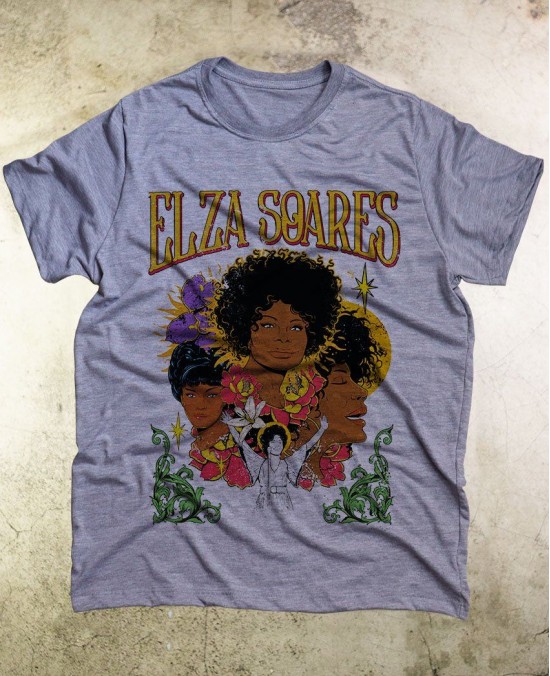 Camiseta Elza Soares 01 Oficial - Paranoid Music Store