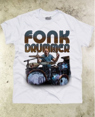 Camiseta Fonk Drummer 01 Oficial - Paranoid Music Store