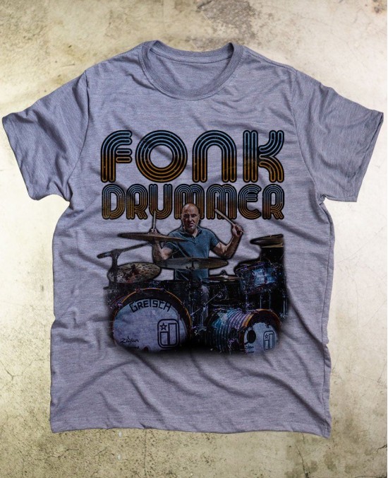 Camiseta Fonk Drummer 01 Oficial - Paranoid Music Store