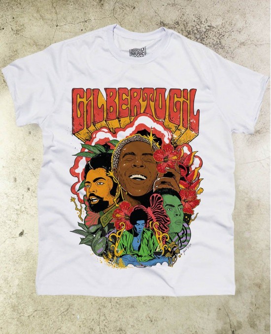 Camiseta Gilberto Gil 03 Oficial - Paranoid Music Store