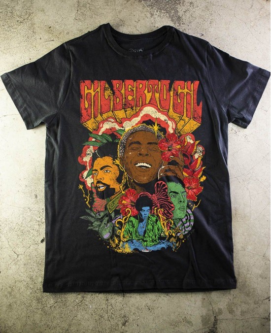 Camiseta Gilberto Gil 03 Oficial - Paranoid Music Store