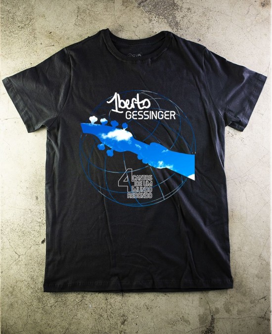 Camiseta Humberto Gessinger 4 Cantos de um mundo Redondo - Oficial - Paranoid Music Store
