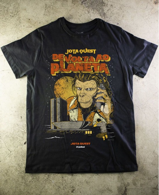 Camiseta Jota Quest De Volta ao Planeta Oficial - Paranoid Music Store