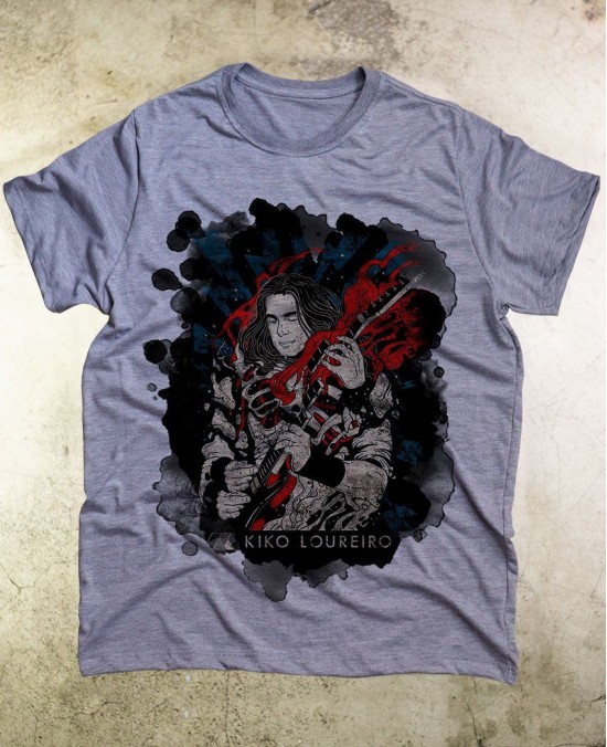 Camiseta Kiko Loureiro Oficial 01 - Paranoid Music Store