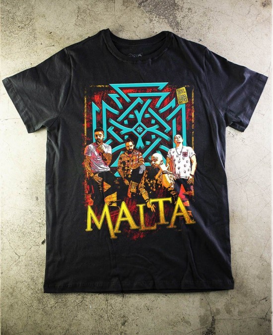 Camiseta Banda Malta 01 Oficial - Paranoid Music Store