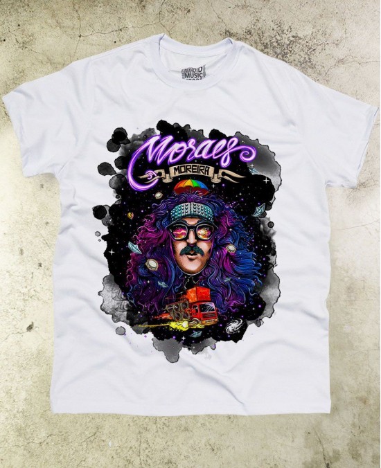 Camiseta Moraes Moreira 01 Oficial - Paranoid Music Store