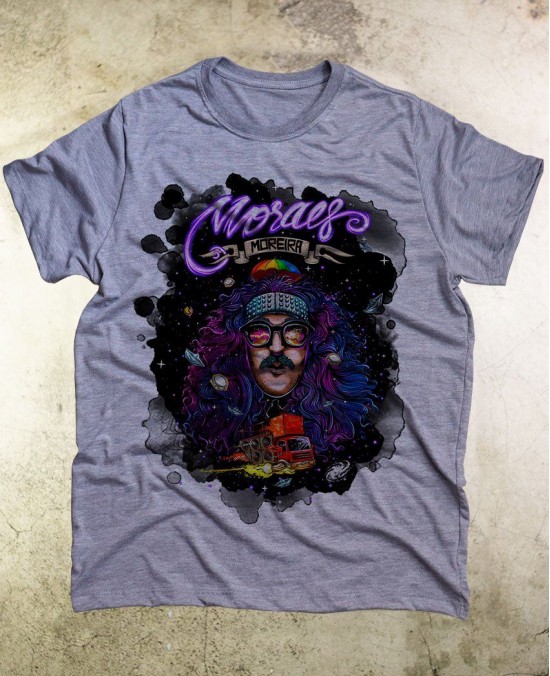 Camiseta Moraes Moreira 01 Oficial - Paranoid Music Store