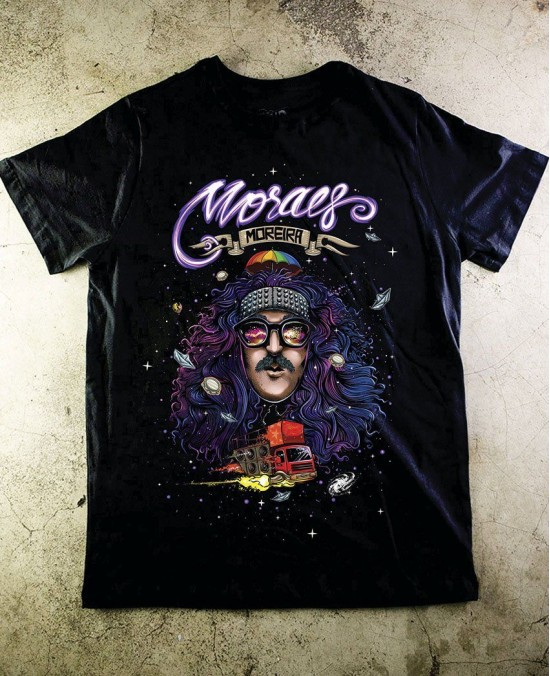 Camiseta Moraes Moreira 01 Oficial - Paranoid Music Store
