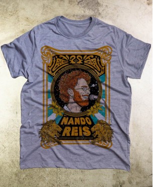 Camiseta Nando Reis Oficial 01 - Paranoid Music Store