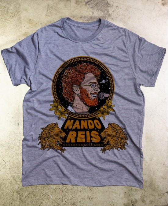 Camiseta Nando Reis Oficial 02 - Paranoid Music Store
