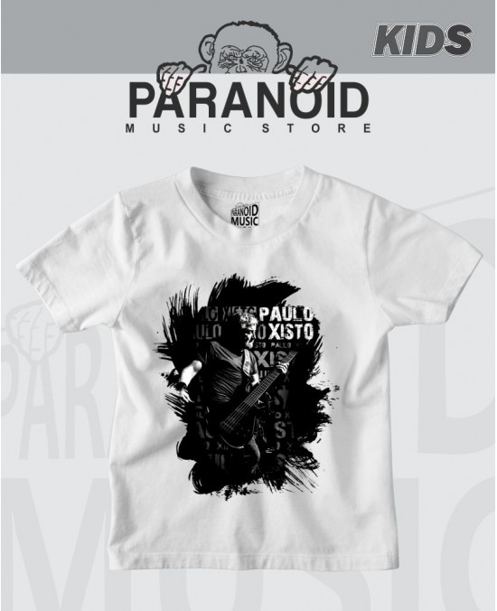 Camiseta Paulo Xisto Infantil Oficial 01 - Paranoid Music Store