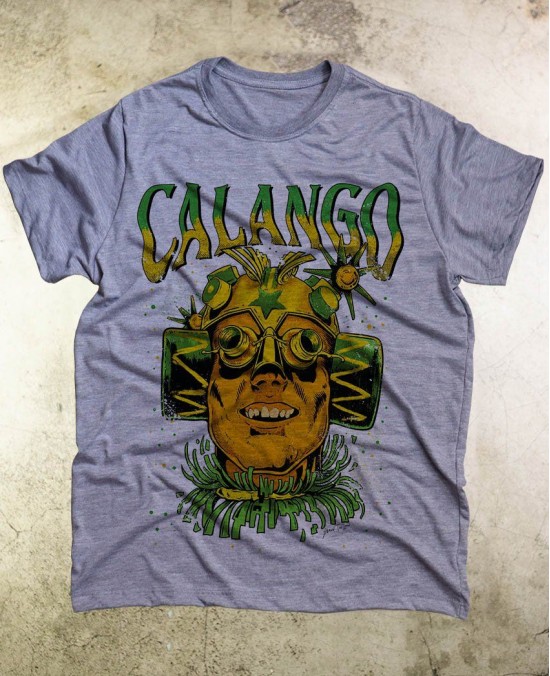 Camiseta Skank Calango Oficial - Paranoid Music Store - Vintage