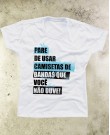 Camiseta Pare de usar - Paranoid Music Store