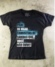 Camiseta Pare de usar - Paranoid Music Store