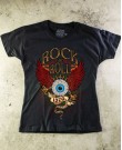 Camiseta Rock and Roll Eye - Paranoid Music Store
