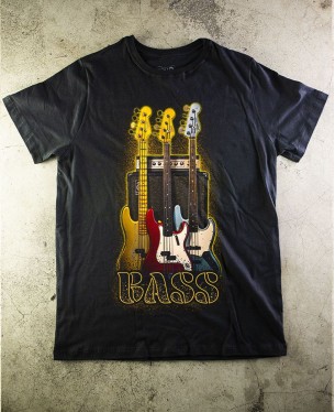 Camiseta Bass3 - Paranoid Music Store