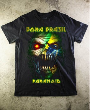 Camiseta Bora Brasil Oficial - By Carlos Fides - Paranoid Music Store