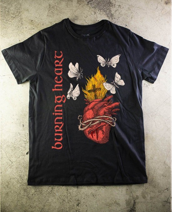 Camiseta Burning Heart - Paranoid Music Store