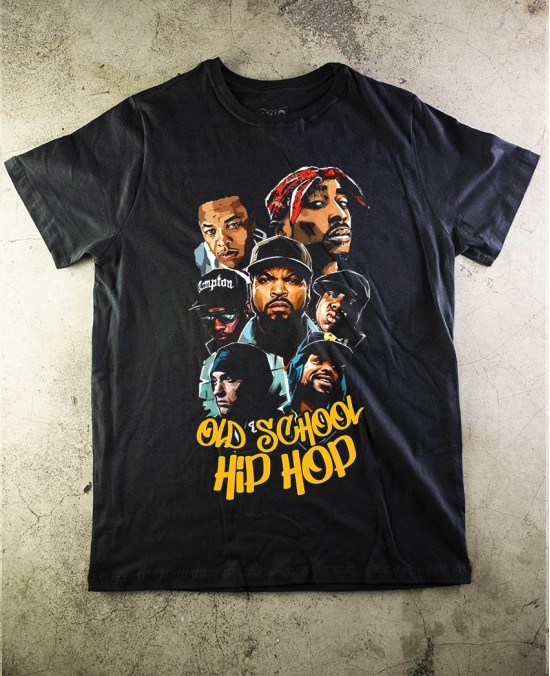 Camiseta Old School HIP HOP 03 - Paranoid Music Store