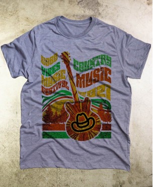 Camiseta Country - Paranoid Music Store - Vintage