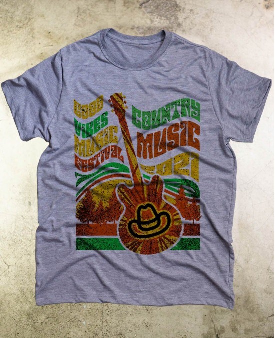 Camiseta Country - Paranoid Music Store - Vintage