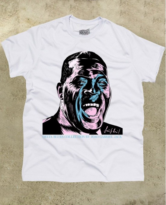 Delta Blues Collection 03 - Camiseta Howling Wolf - Paranoid Music Store