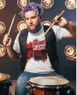 Camiseta Drums Player 01 - Paranoid Music Store