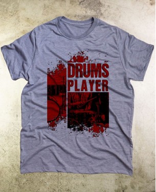 Camiseta Drums Player 01 - Paranoid Music Store - Vintage