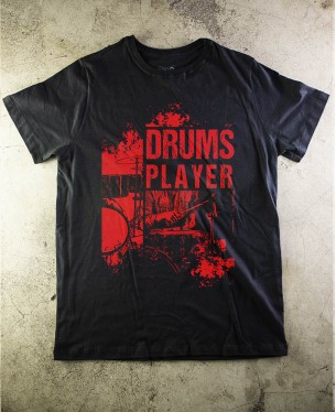 Camiseta Drums Player 01 - Paranoid Music Store