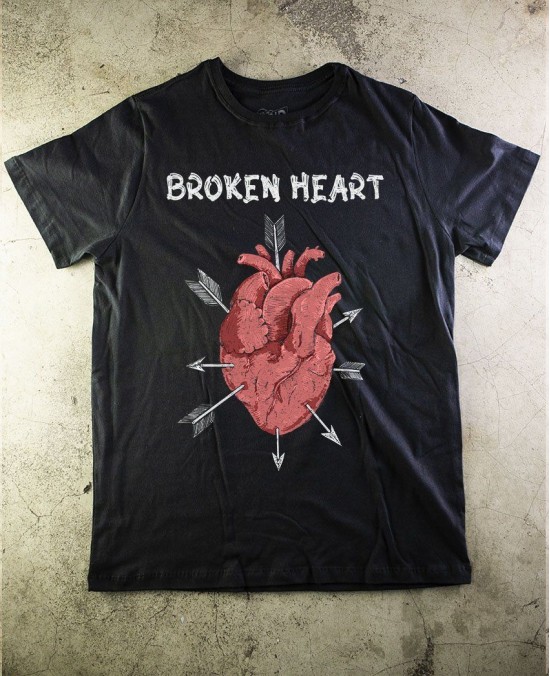 Camiseta Broken Heart - Paranoid Music Store