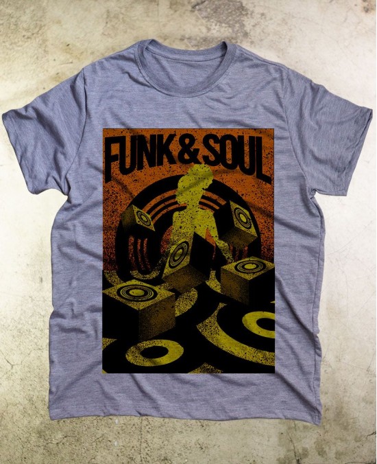 Camiseta Funk & Soul - Paranoid Music Store - Vintage