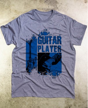 Camiseta Guitar Player 01 - Paranoid Music Store - Vintage