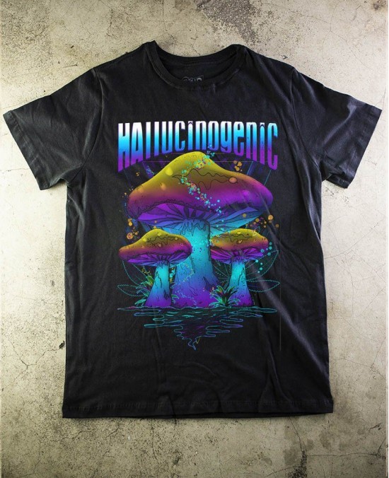 Camiseta Hallucinogenic - Paranoid Music Store