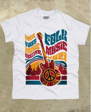 Camiseta Folk Fest - Paranoid Music Store