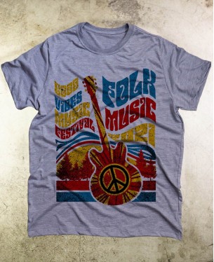 Camiseta Folk Fest - Paranoid Music Store - Vintage