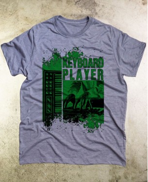 Camiseta Keyboard Player 01 - Paranoid Music Store - Vintage